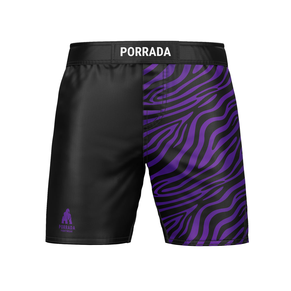 Luzgumbra FUTEBOLISTA ショートパンツ 黒紫 bjj-nogi-grappling-mma-ibjjf-