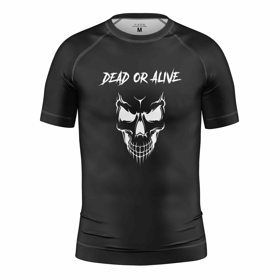 RASHGUARD ENFANT MANCHES COURTES SKULL