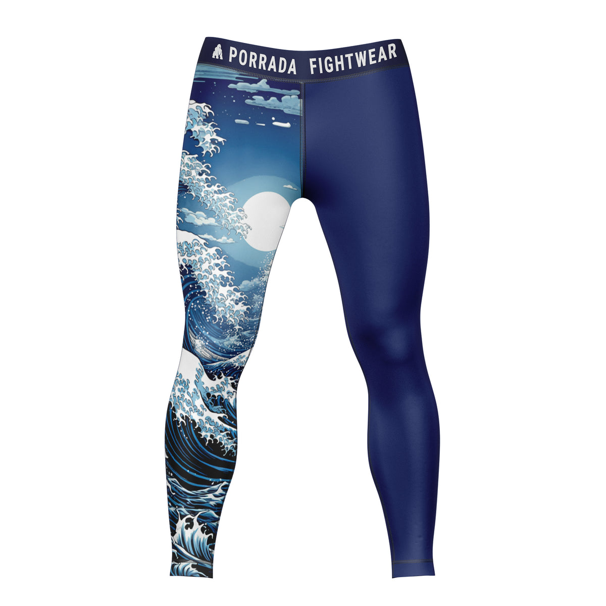 サーフィン・ボディボード PADDLER Blade Lite Compression Leggings Blue Mizu Men Sports Leggings - MMA, BJJ, Running – PORRADA
