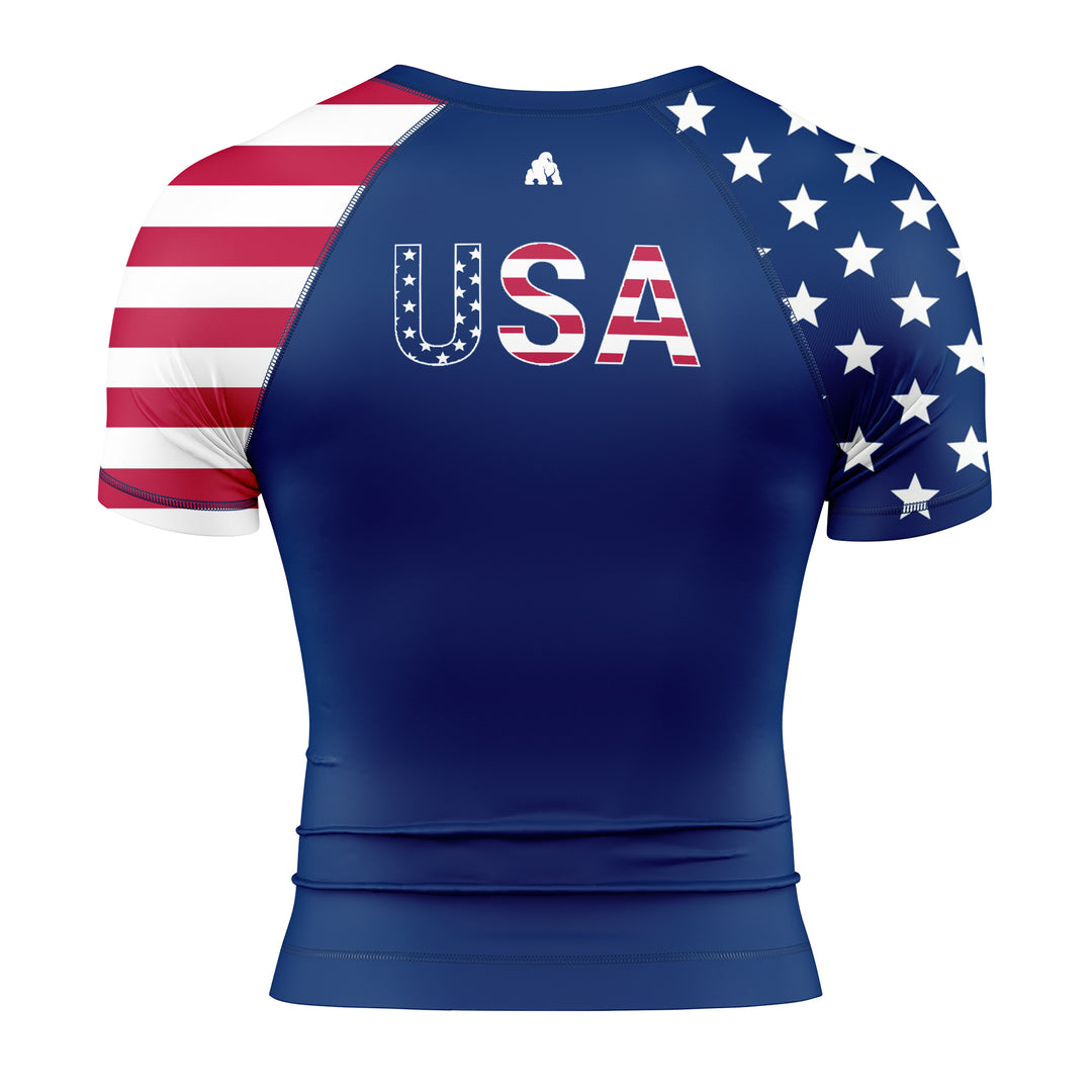USA PATRIOT SHORT SLEEVE RASH GUARD