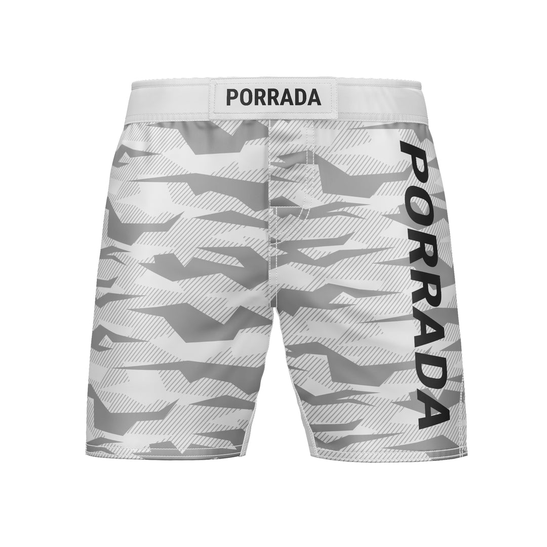 FIGHT SHORT CAMO BLANC