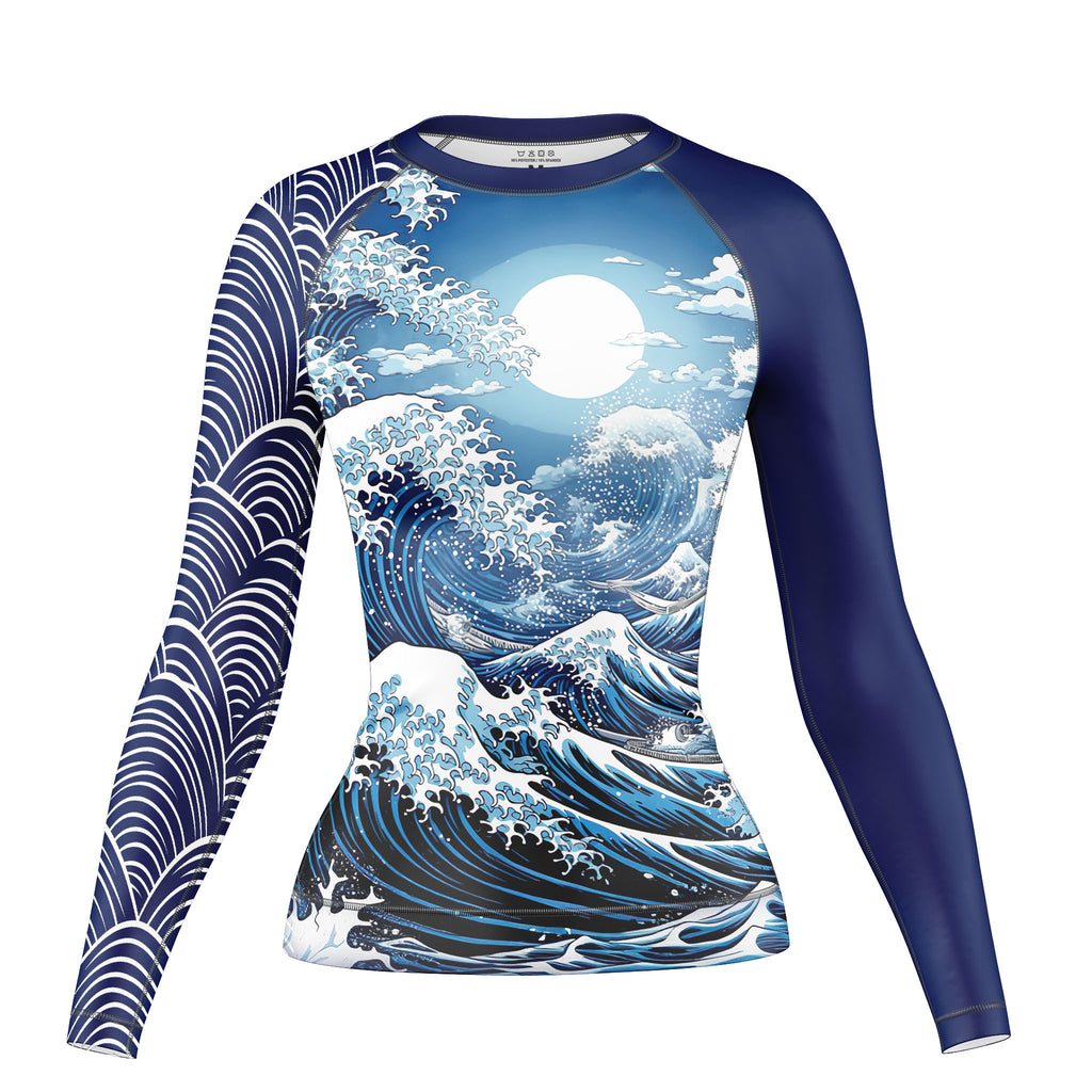 水着・ラッシュガード dolce. sleeveless rash guard/border all-over-print-womens-rash-