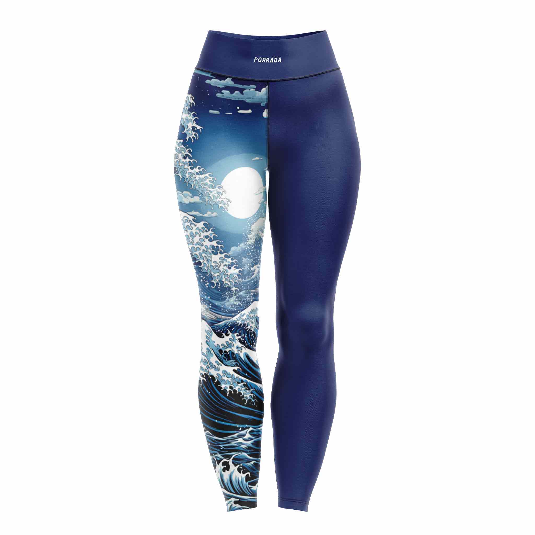 Blue Mizu Women Leggings - MMA, BJJ, Running – PORRADA FIGHTWEAR