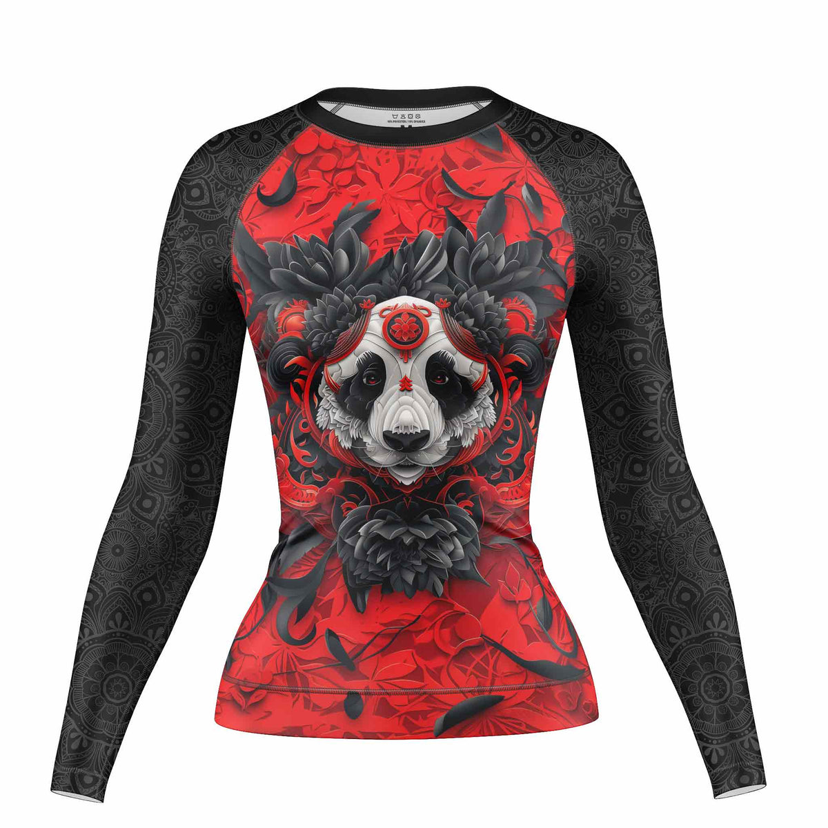 Lotus Panda Women Rash Guard - MMA, BJJ, Grappling – PORRADA FIGHTWEAR