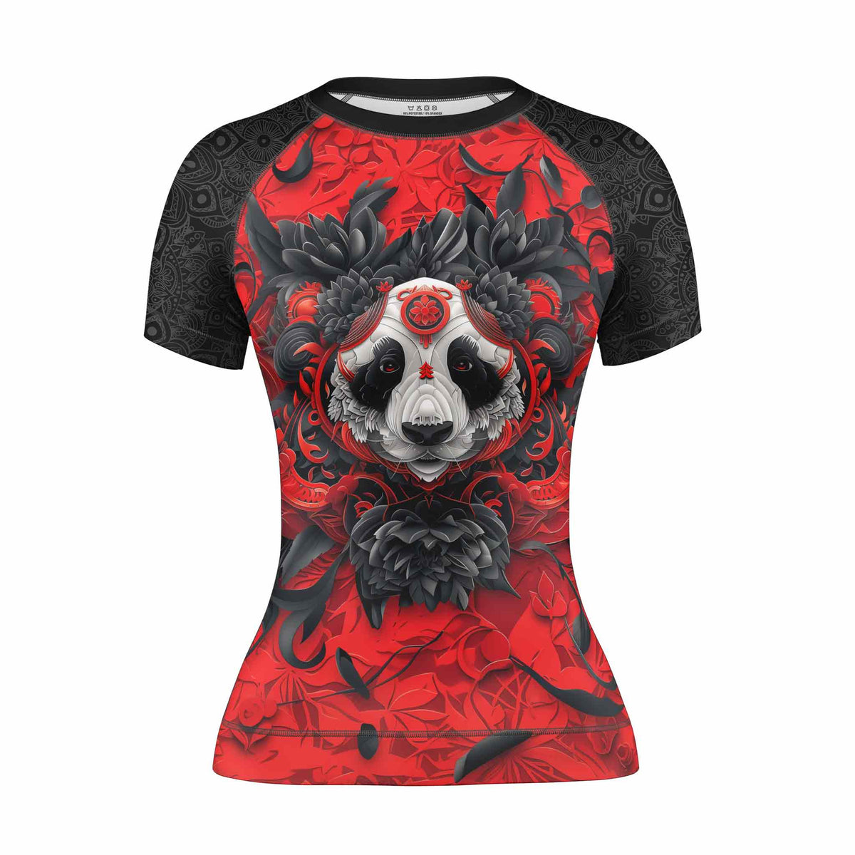 Lotus Panda Women Rash Guard - MMA, BJJ, Grappling – PORRADA FIGHTWEAR