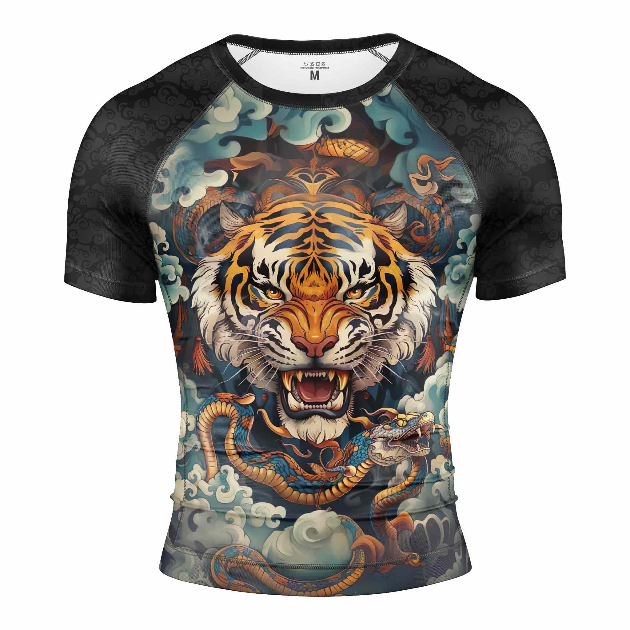 Tiger Spirit Rash Guard - MMA, BJJ, Grappling – PORRADA
