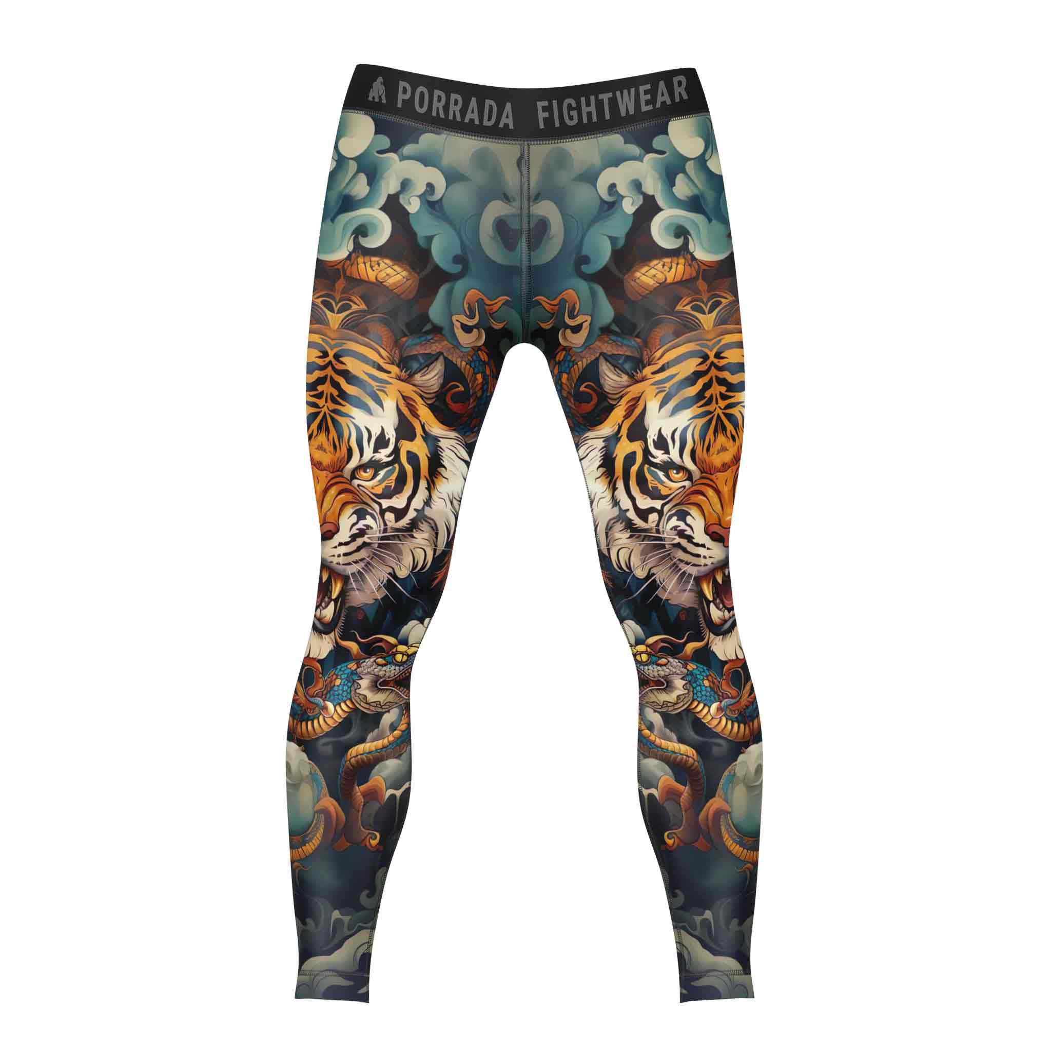 Jiu store Jitsu Tropica Punches BJJ Men's Spats - Jiu Jitsu Mens Athletic Leggings BJJ Men's Spats Tropical Palm Punches BJJ Men's Nogi Grappling