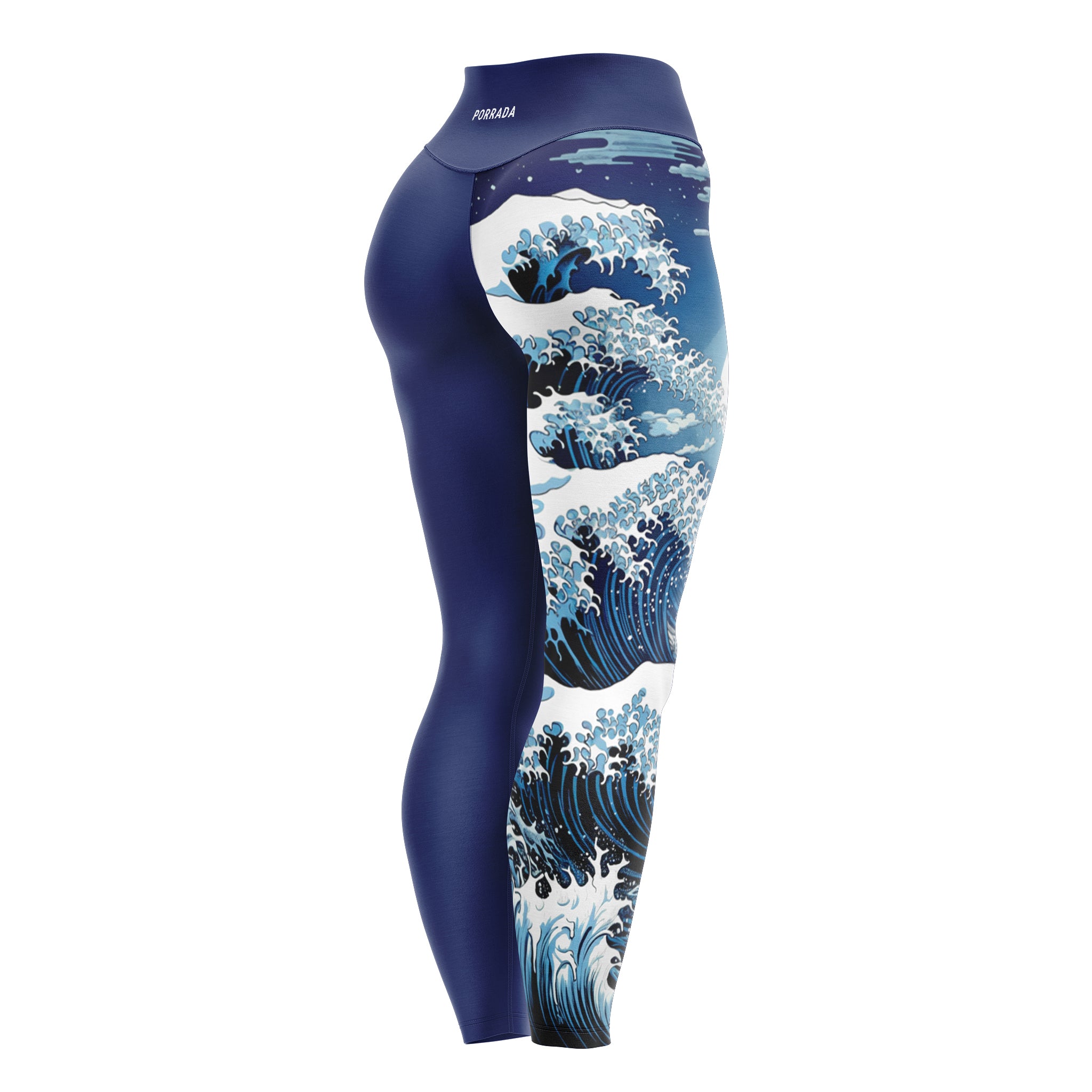 The Great Wave Mizu Women Leggings for NoGi BJJ and MMA – PORRADA