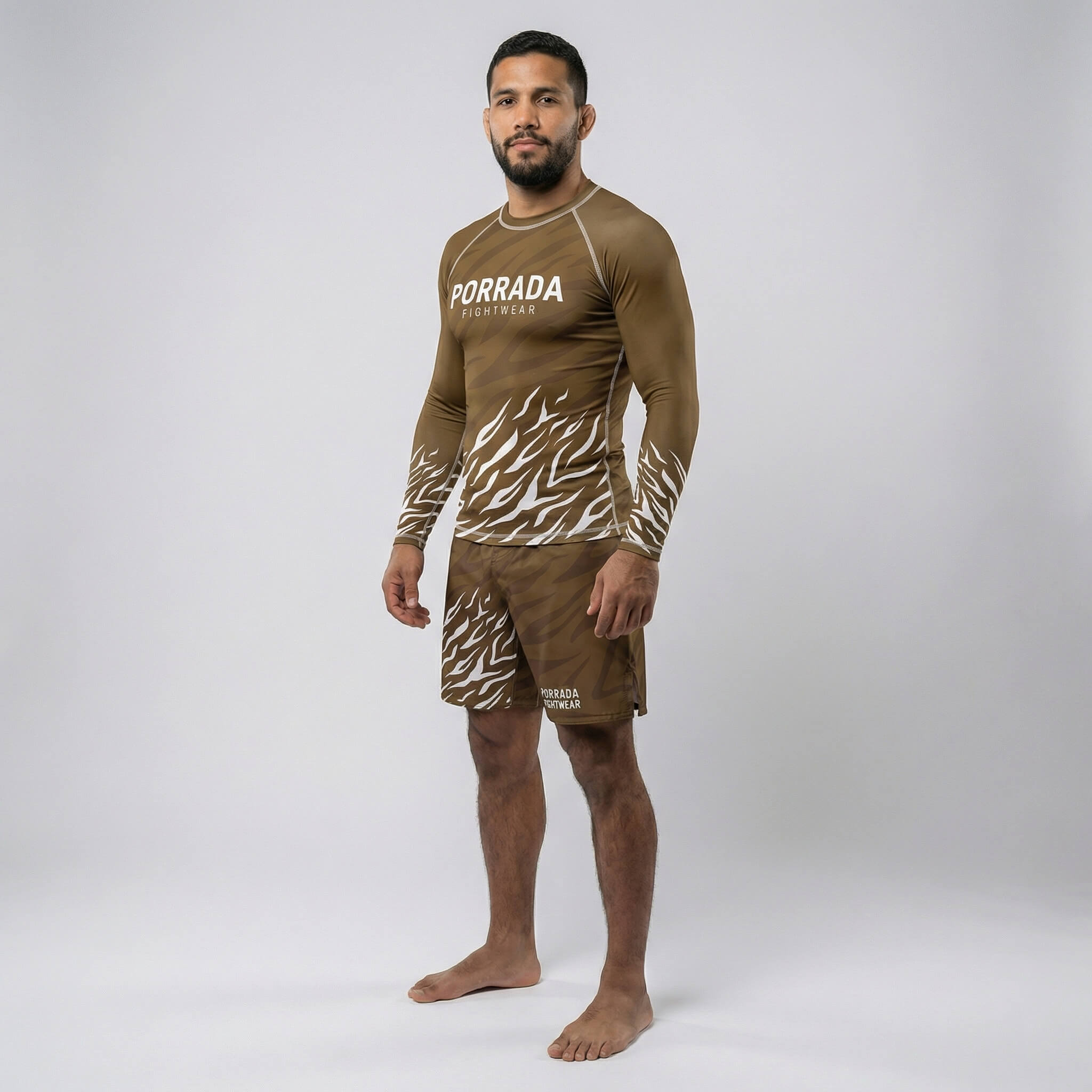 Performance rash guard competition rank for BJJ and MMA