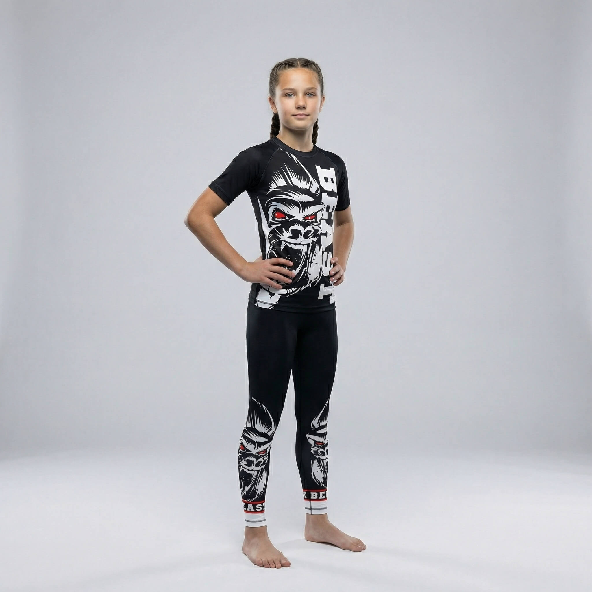 Kids' Gorilla Beast spats for BJJ and MMA