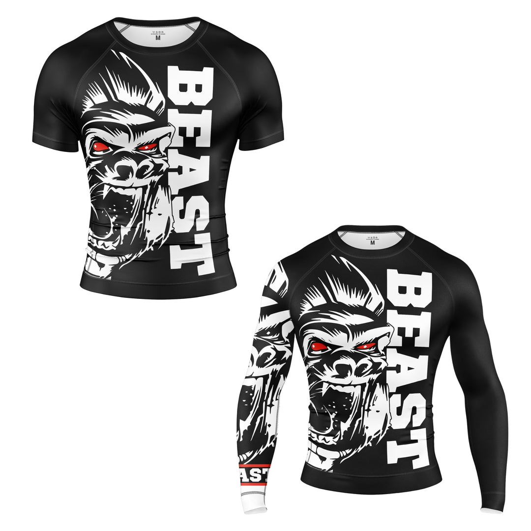 GORILLA BEAST SHORT SLEEVE RASH GUARD