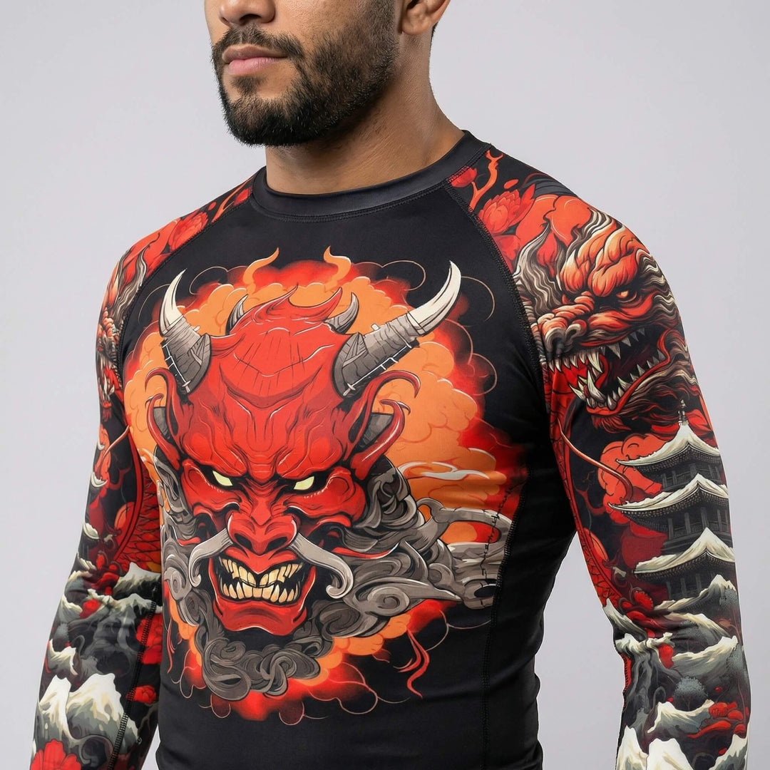 Kaido Dragon rash guard for BJJ or MMA training