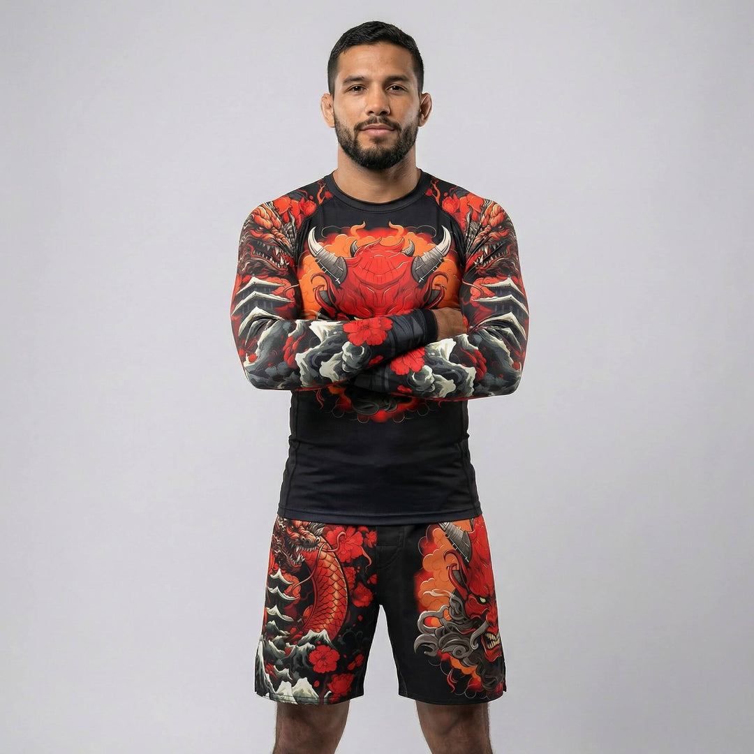 Men’s Kaido Dragon rash guard for grappling