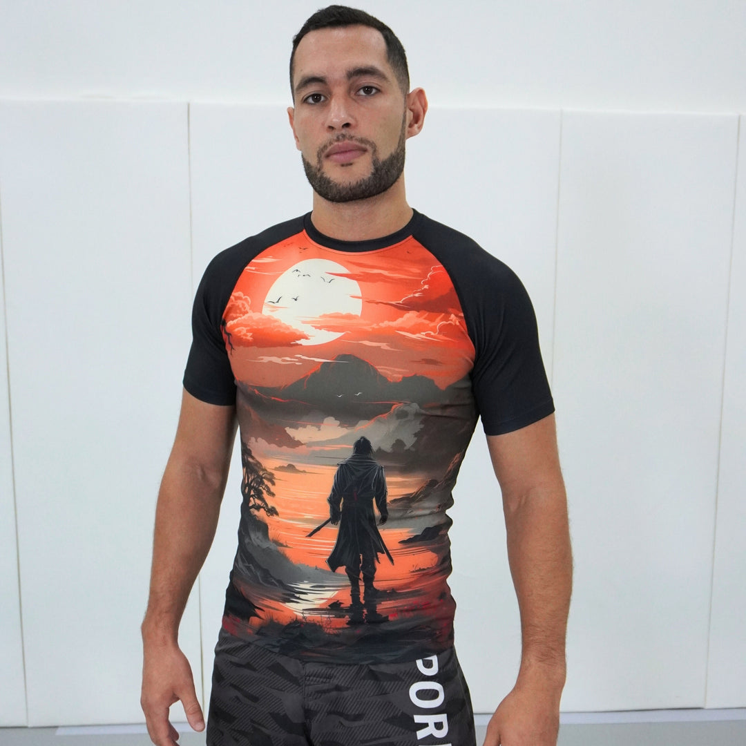 THE LOST WARRIOR SHORT SLEEVE RASH GUARD