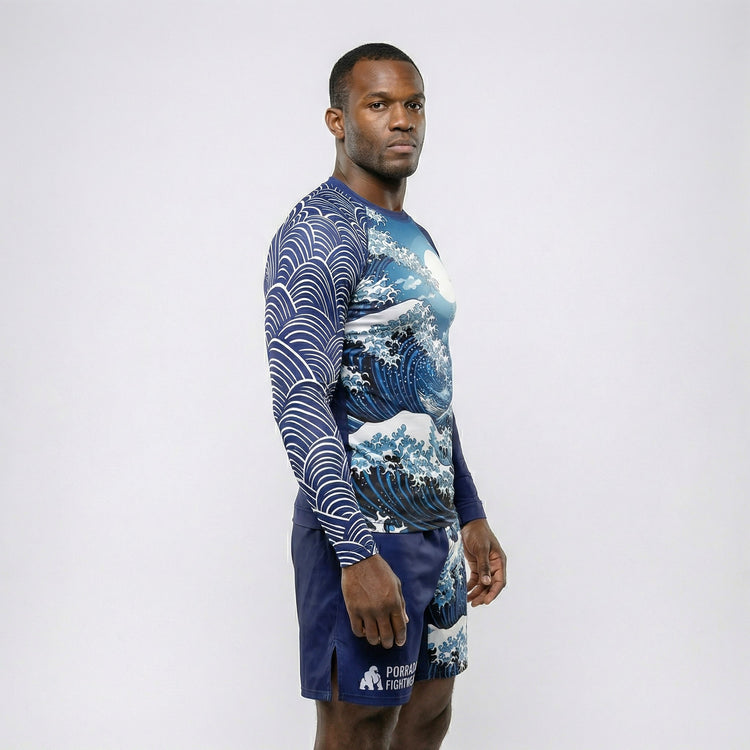 Mizu long sleeve rash guard for BJJ and MMA