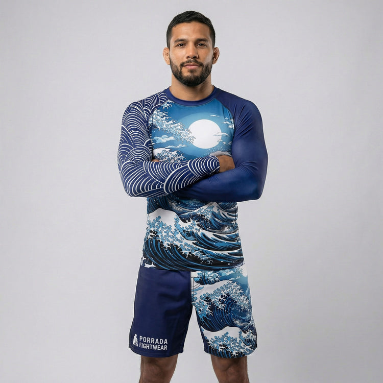 Mizu great wave fight shorts for BJJ and MMA