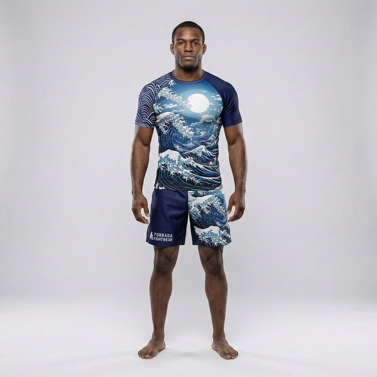 Mizu short sleeve rash guard for BJJ and MMA training
