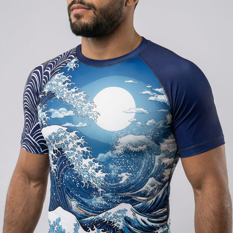 Mizu short sleeve rash guard for BJJ and MMA