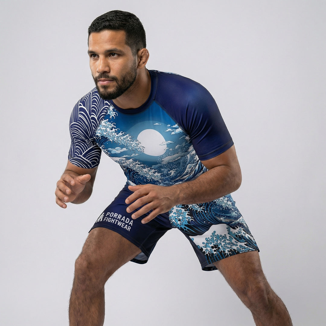 Mizu short sleeve rash guard for BJJ and MMA 