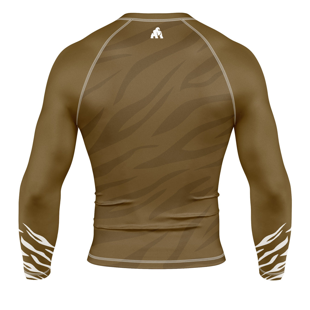 BROWN BELT COMPETITION RANKED RASH GUARD