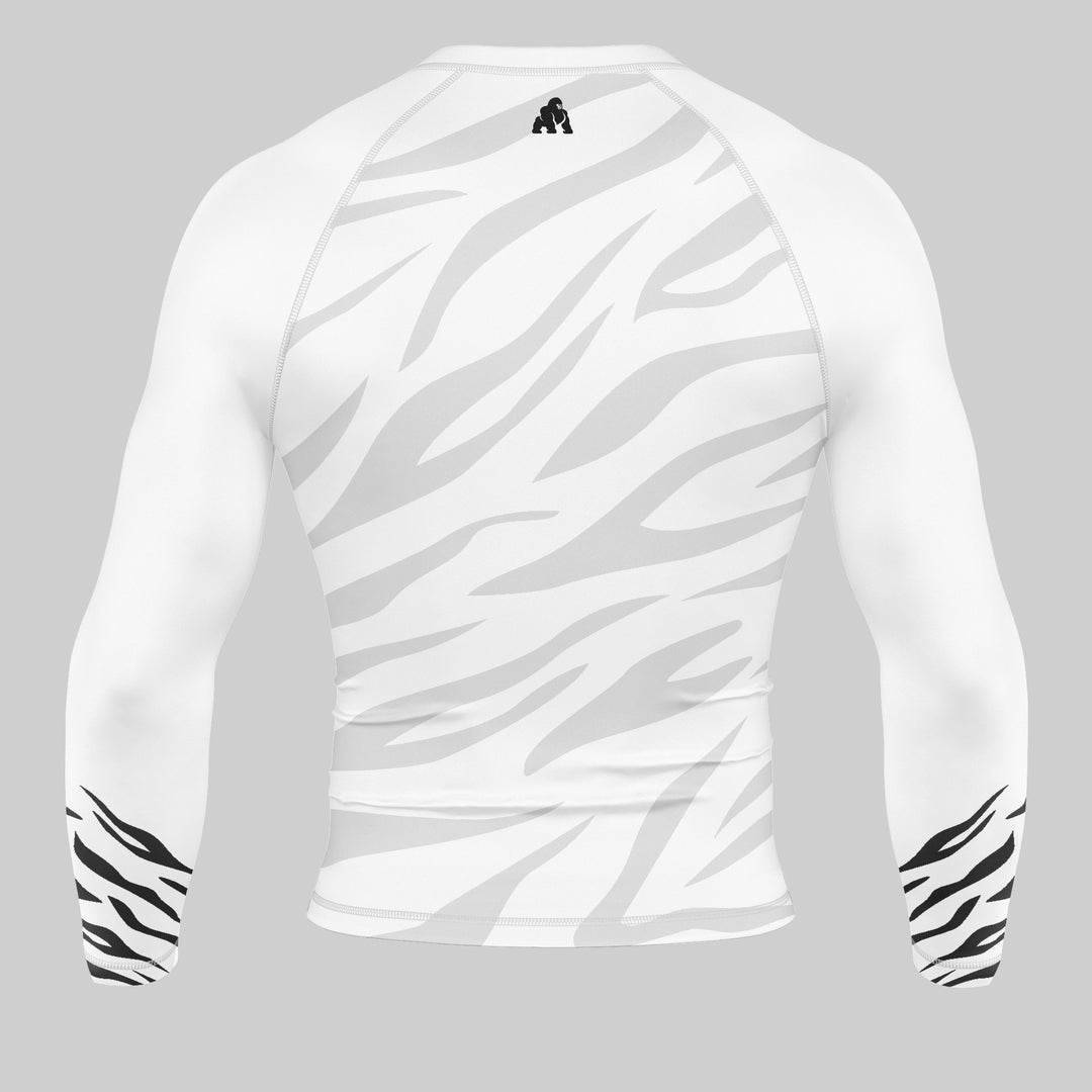 WHITE BELT COMPETITION RANKED RASH GUARD