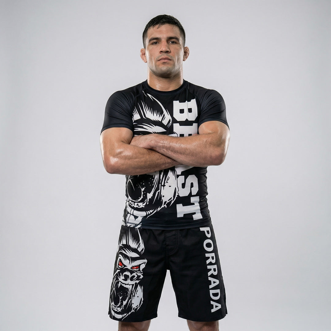 GORILLA BEAST SHORT SLEEVE RASH GUARD