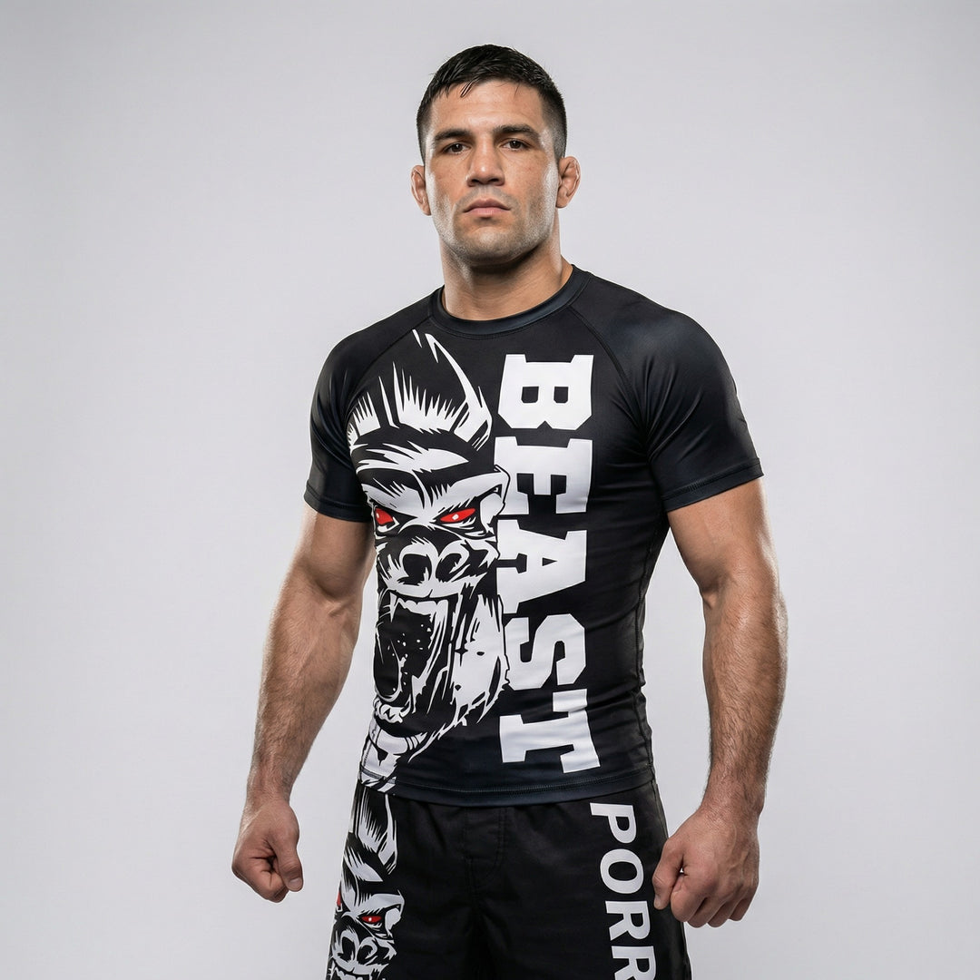 GORILLA BEAST SHORT SLEEVE RASH GUARD