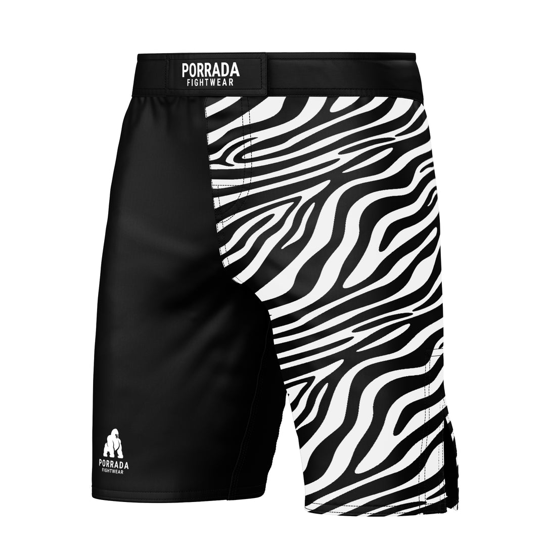 IBJJF WHITE RANKED FIGHT SHORTS