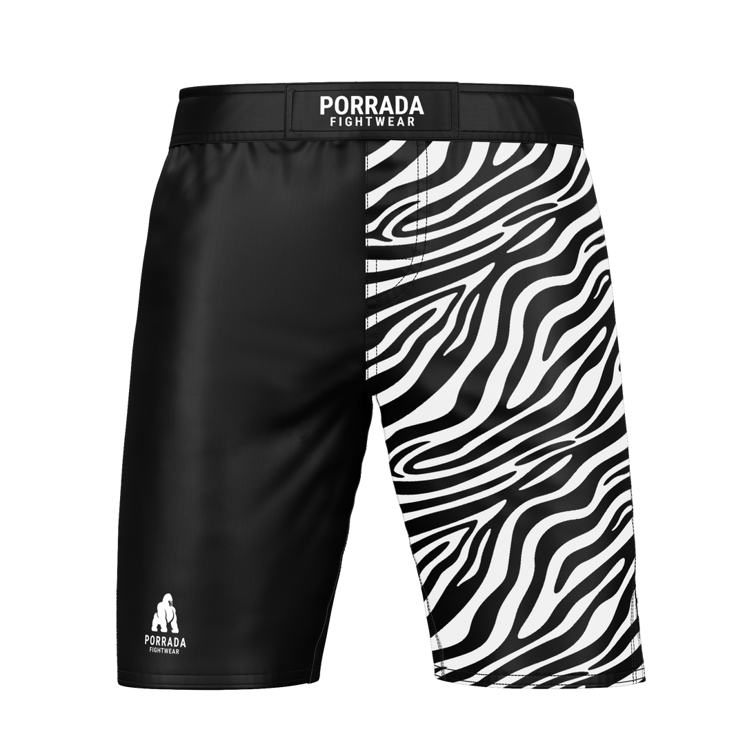 IBJJF WHITE RANKED FIGHT SHORTS