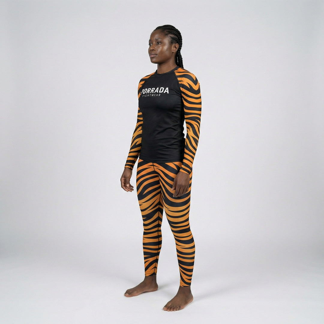 Tiger women’s leggings for BJJ and MMA training