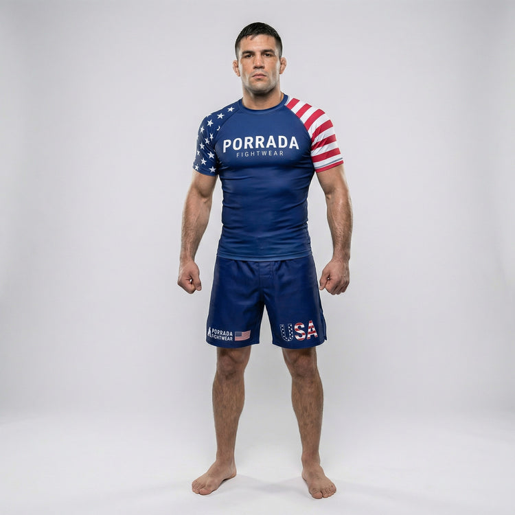 Performance USA Patriot rash guard for MMA and BJJ training