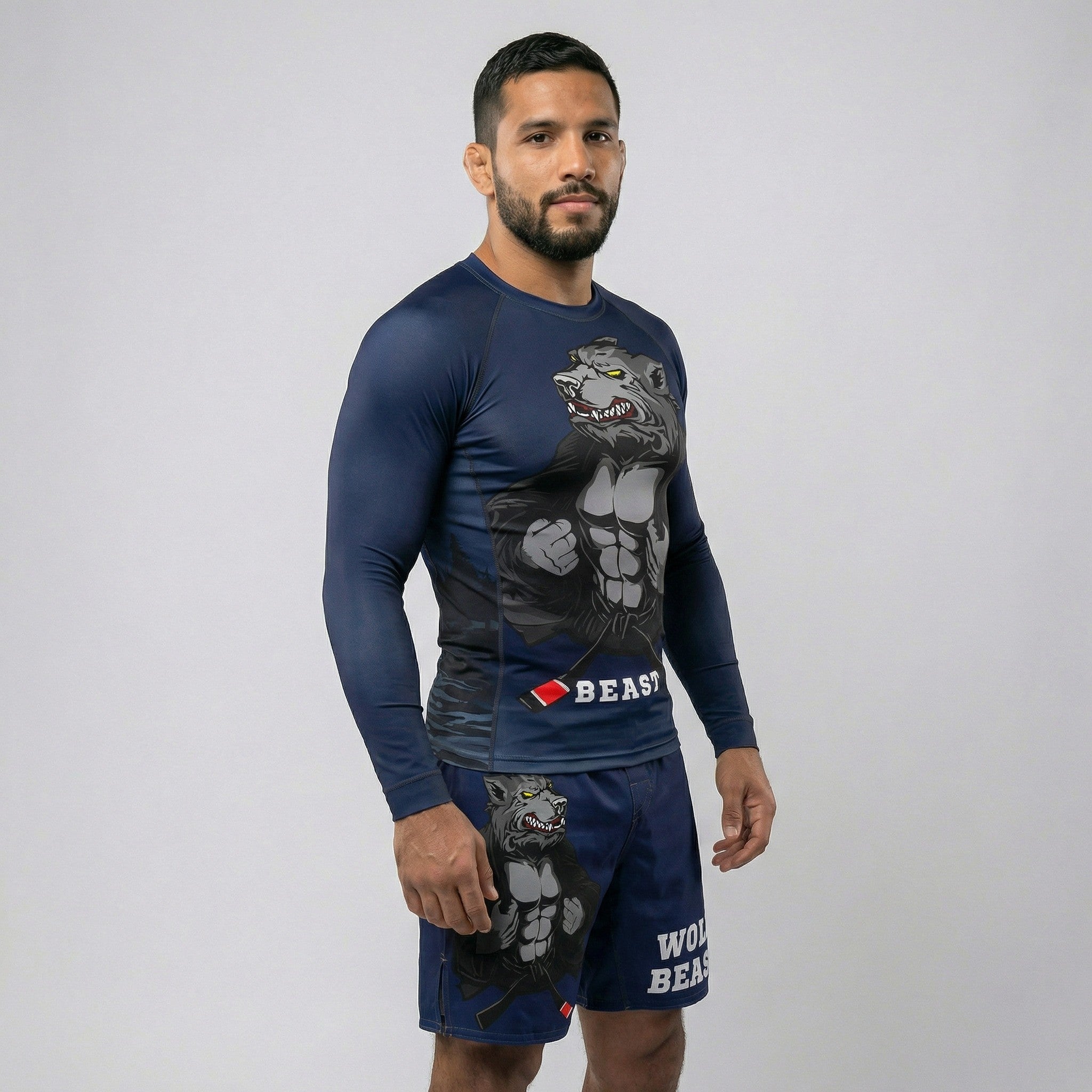 Wolf Beast fight shorts designed for MMA and combat sports